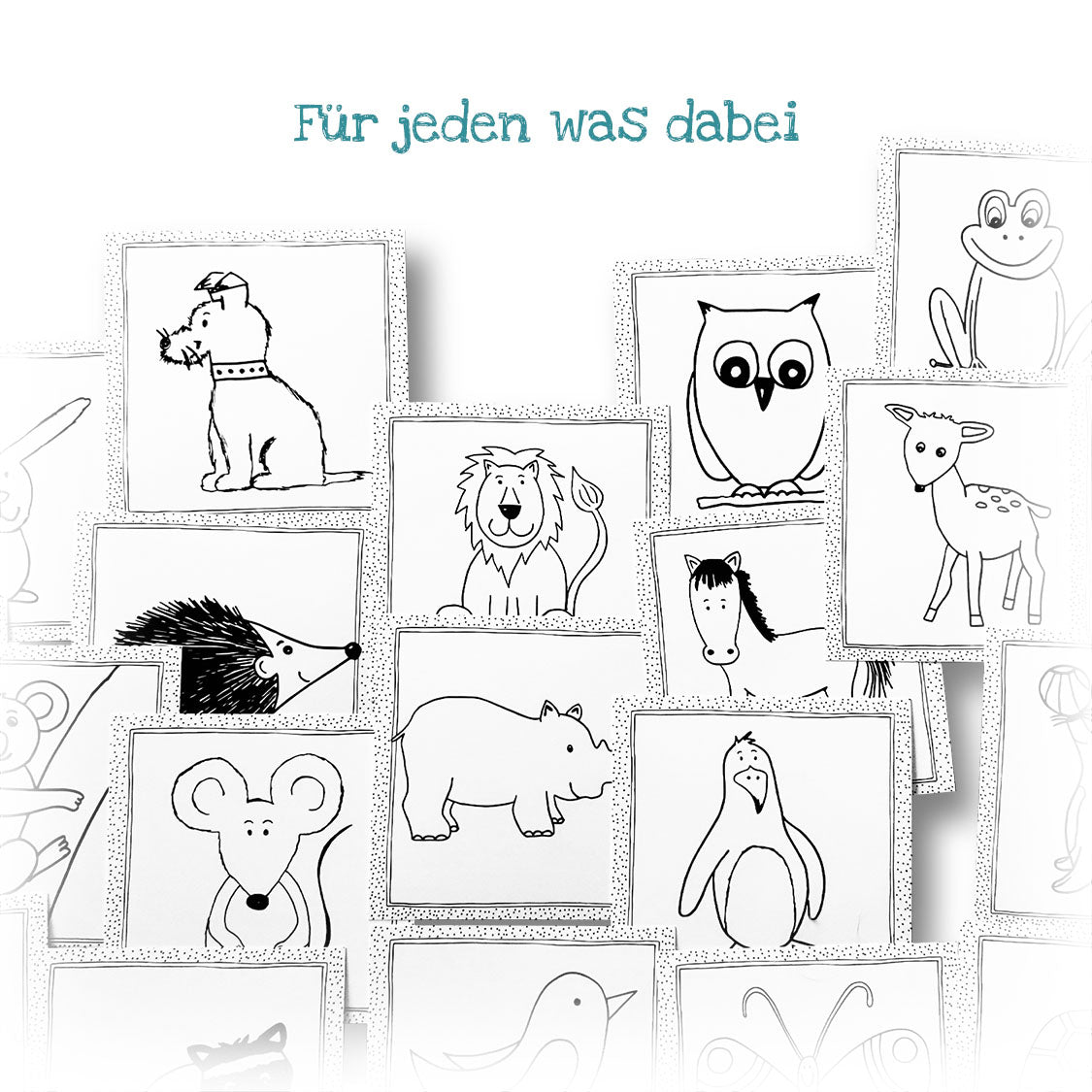 Ausmalbilder Platzbilder - 24er Set