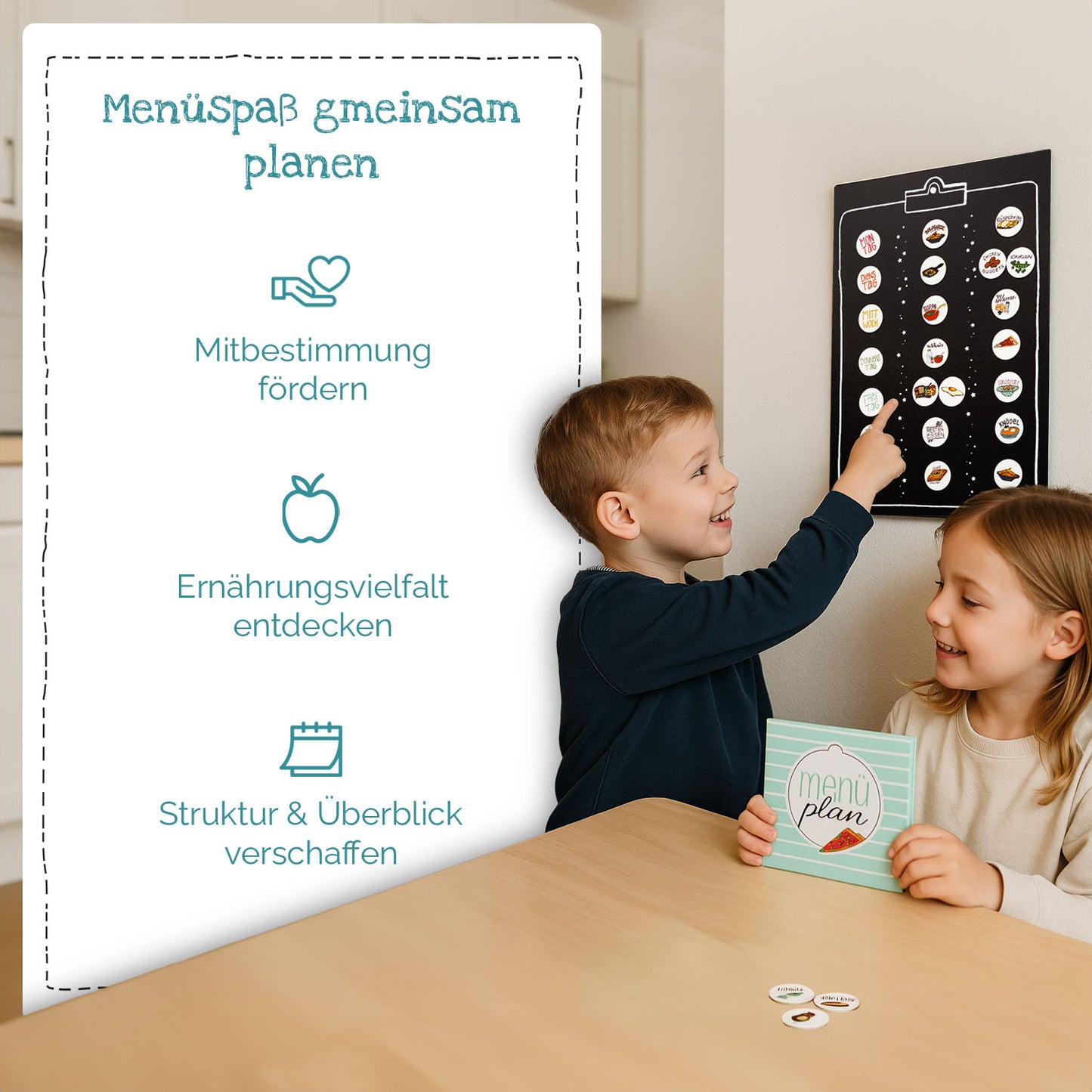 Menüplan Magnete