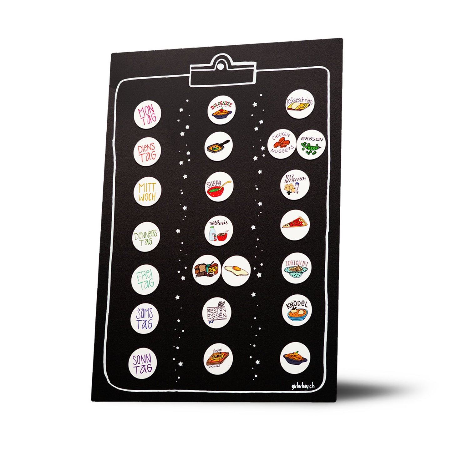 Menüplan Tafel