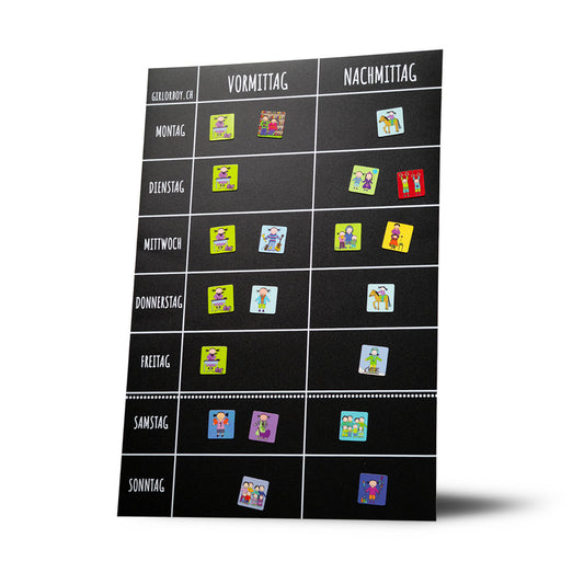 Wochenplaner Tafel