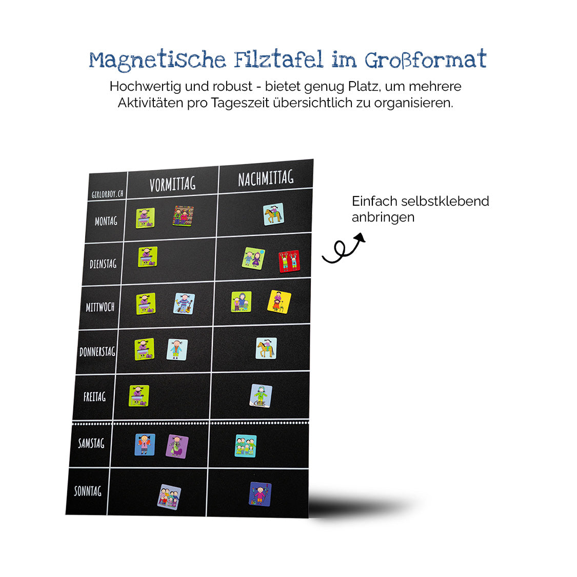 Wochenplaner Set Boy