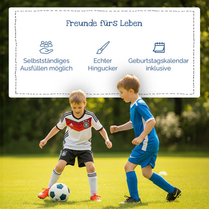 Freundebuch Fußball