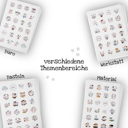 Sticker Materialien