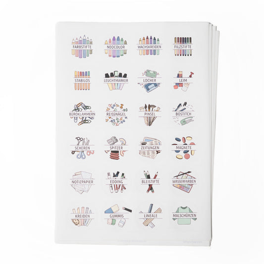 Sticker Materialien