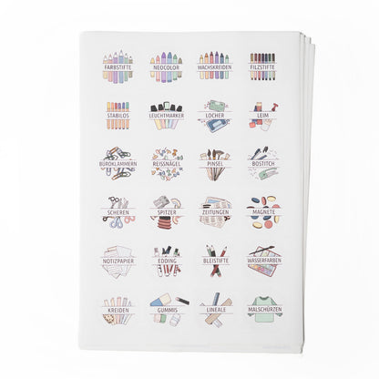 Sticker Materialien